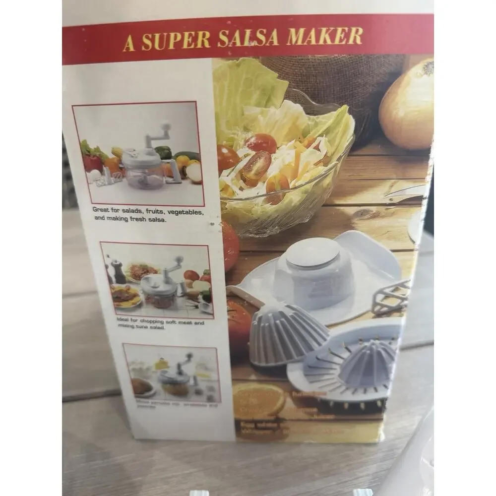 MIRACLE KITCHEN PLUS ULTIMATE KITCHEN TOOL CHOP BLEND SHRED SLICE JUICE MIX WHIP